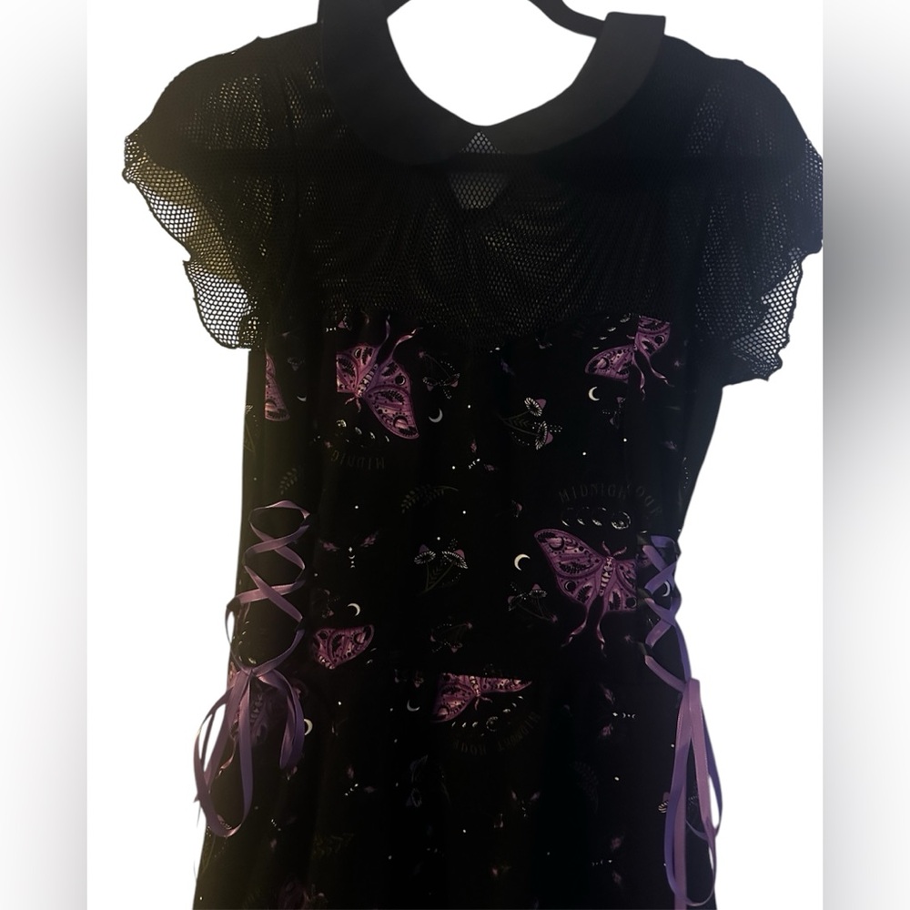 Midnight Hour lace up dress
